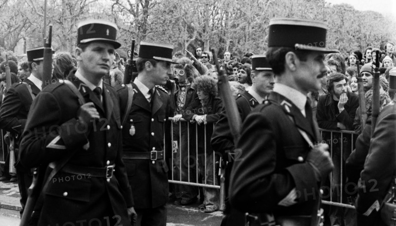 Anti-nuclear demonstration, Paris, 1973