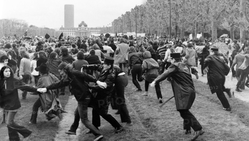 Anti-nuclear demonstration, Paris, 1973
