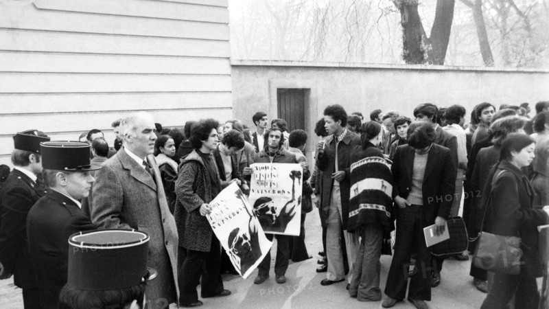 Pakistani demonstrators, Paris, 1974