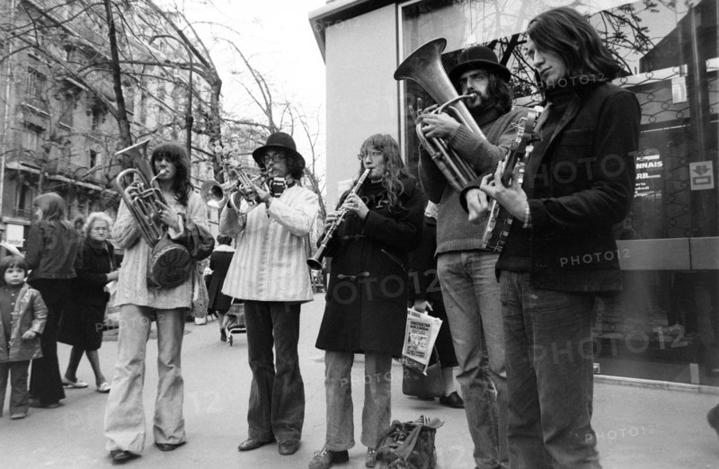 Teachers demonstrating, Paris, 1974