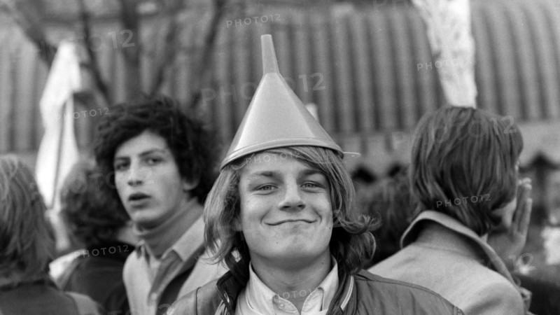 Student demonstration against the Debré Law, Paris, 1973