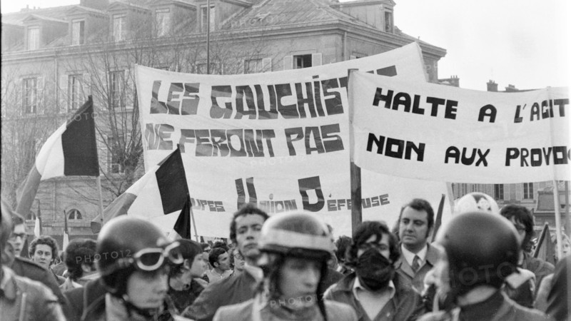 Demonstration of Ordre Nouveau activists, Paris, 1973