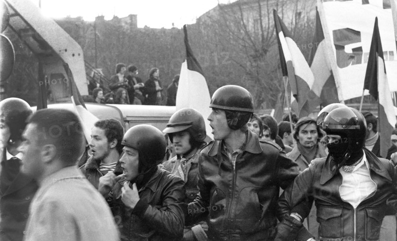 Demonstration of Ordre Nouveau activists, Paris, 1973