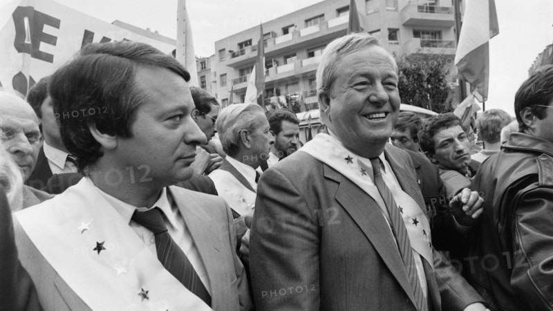 Demonstration of the Front National against the Savary Law project, Paris, 1984