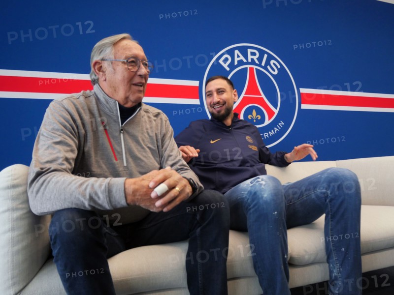 Camille Choquier et Gianluigi Donnarumma (2023)
