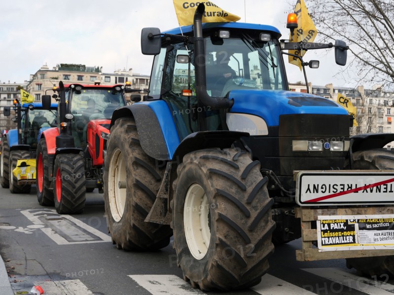 Manifestation d'agriculteurs à Paris, le 23 février 2024