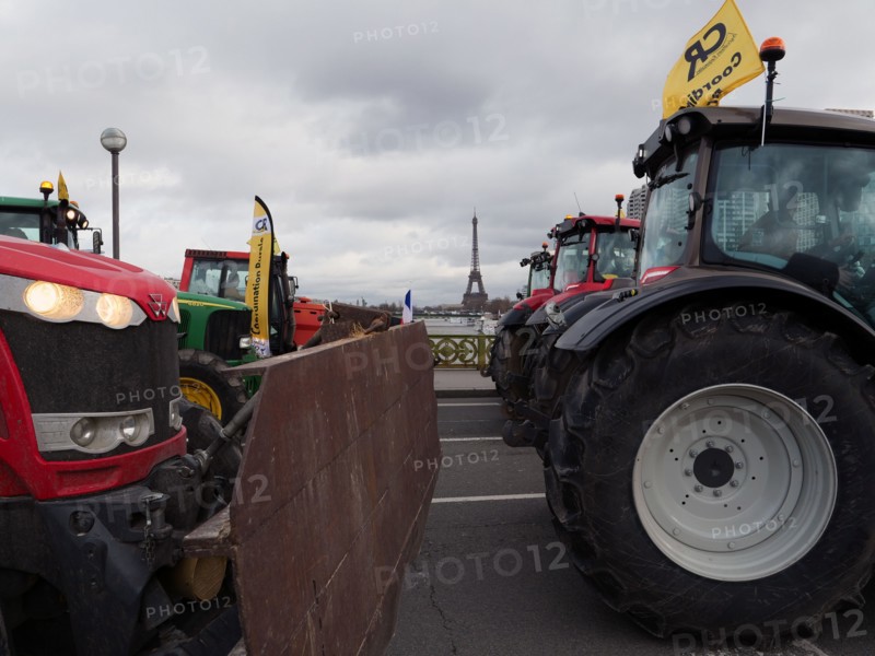 Manifestation d'agriculteurs à Paris, le 23 février 2024