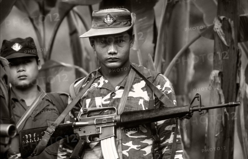 Ethnic Karen guerrilla in Myanmar