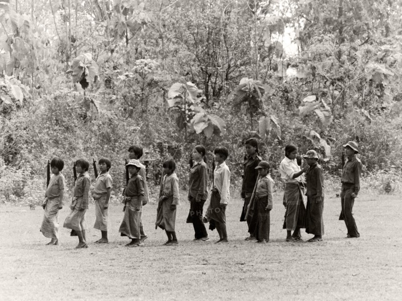 Ethnic Karen guerrilla in Myanmar