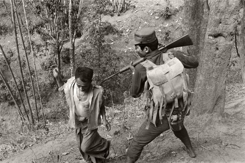 Ethnic Karen guerrilla in Myanmar