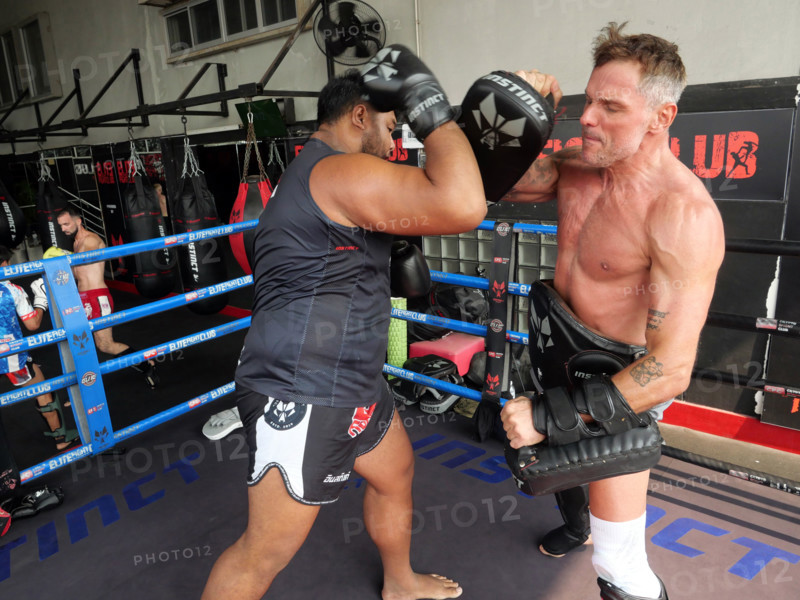 Le camp d’entraînement de boxe thaïlandaise Elite Fight Club du Francais Cédric Gautier