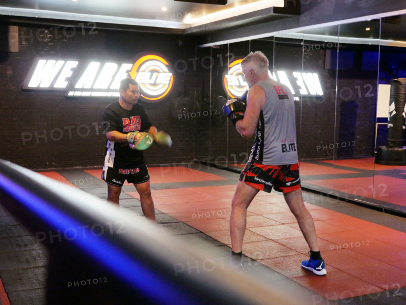 Le camp d’entraînement de boxe thaïlandaise Elite Fight Club du Francais Cédric Gautier