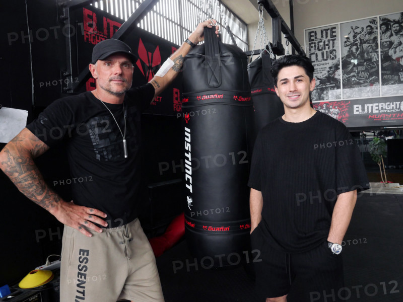 Le camp d’entraînement de boxe thaïlandaise Elite Fight Club du Francais Cédric Gautier