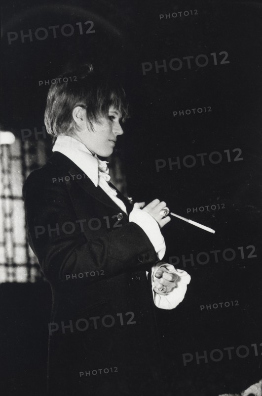 Spoof of Oscar Wilde trial in old church in Kings Cross, London (1966)