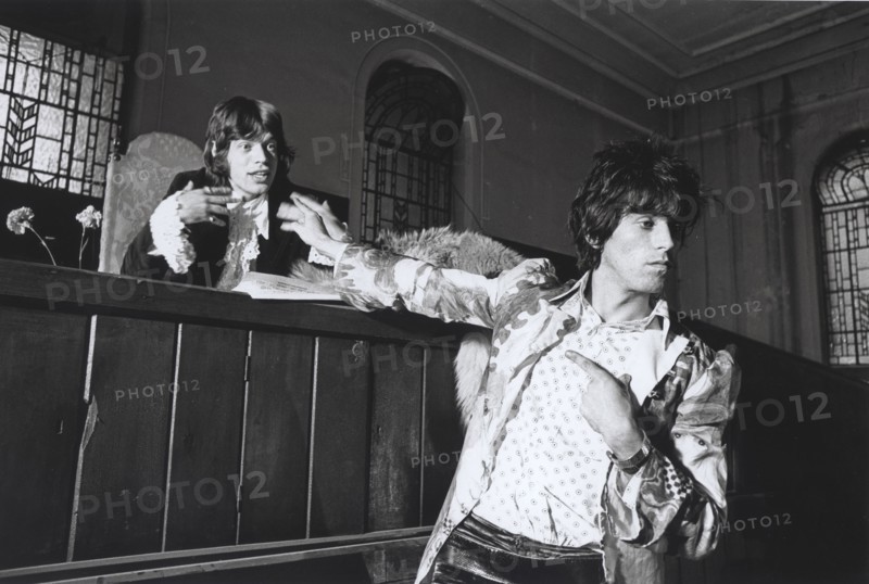 Spoof of Oscar Wilde trial in old church in Kings Cross, London (1966)