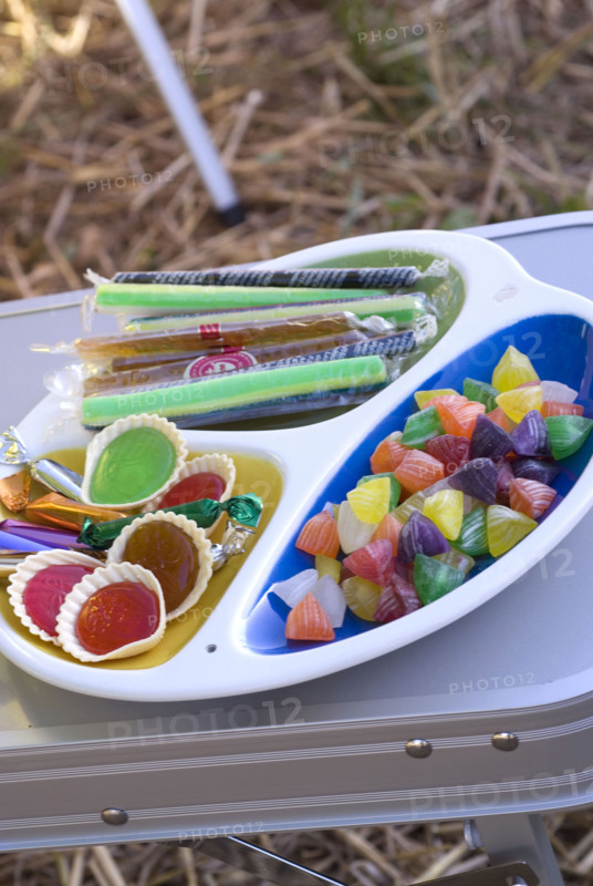 Pique-nique "Tour de France" : assiette de bonbons