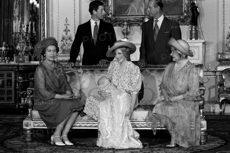 La famille royale britannique, en 1982