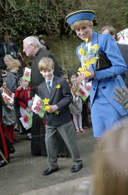 la princesse Diana et le prince William
