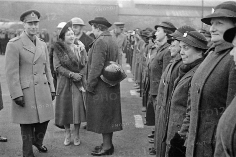 George VI and Queen in Coventry.
25th feb 1942