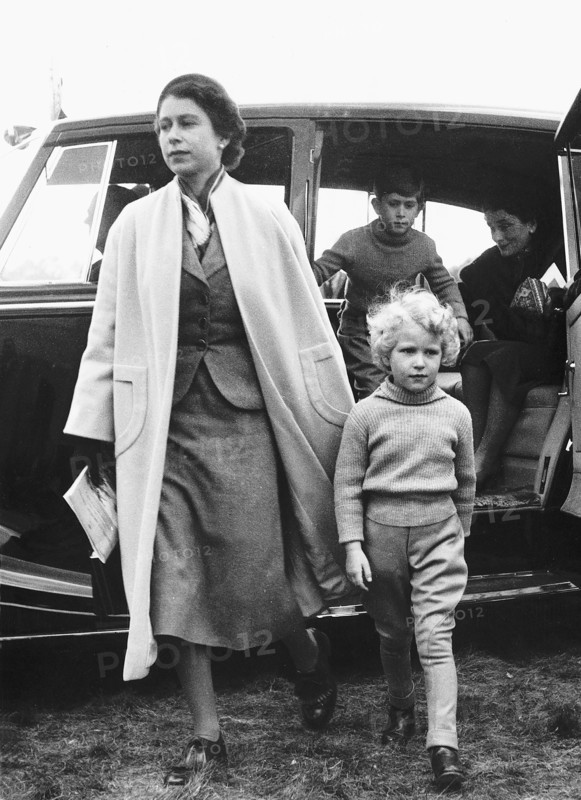 La reine Elisabeth II et la princesse Anne