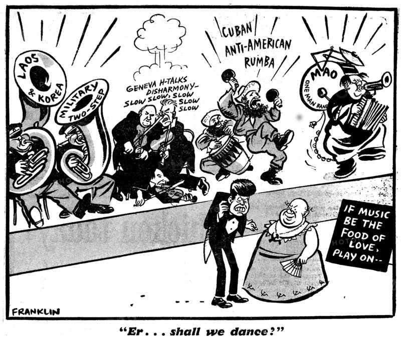 Kennedy et Krutchev pendant la guerre froide
