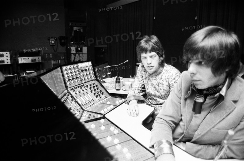 Mick Jagger et Glyn Johns