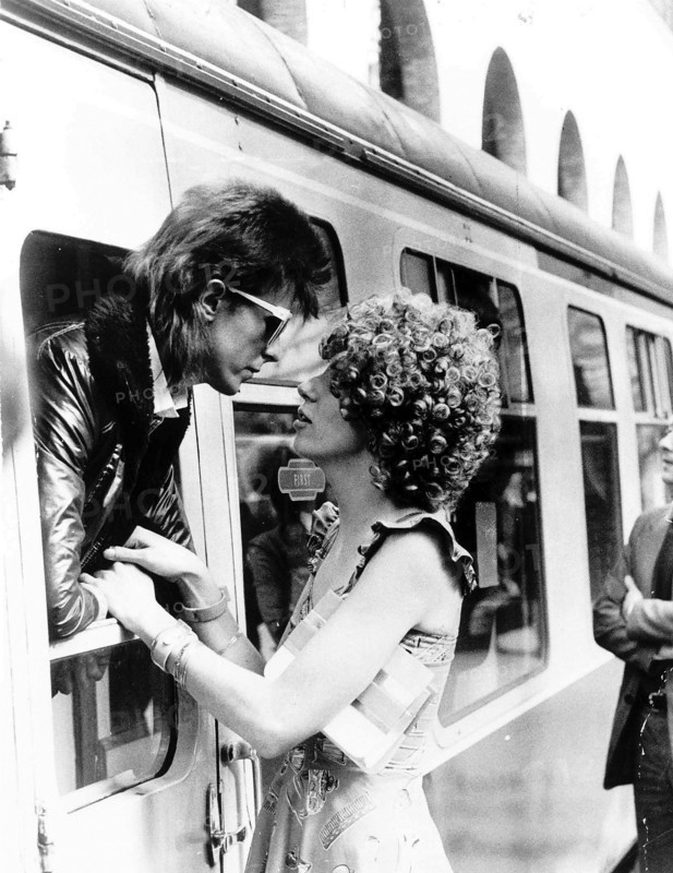 David Bowie et sa femme Angie