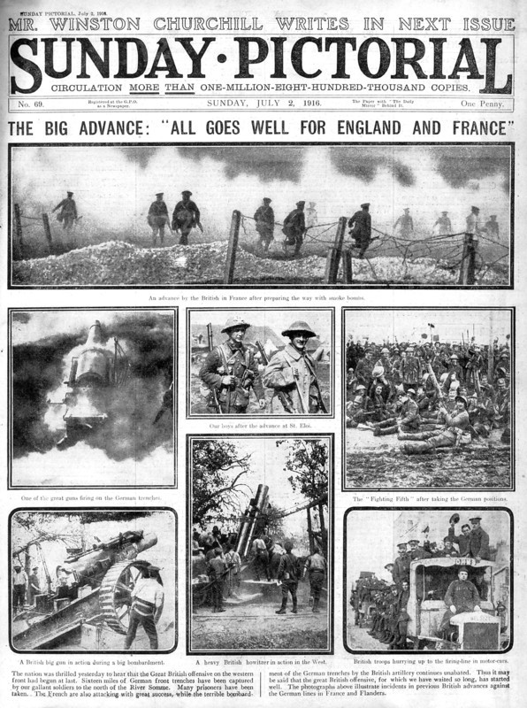 La bataille de la Somme, 1916