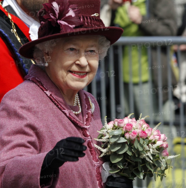 La reine Elisabeth II en visite officielle à Windsor