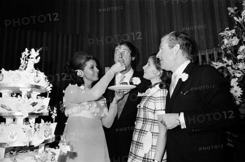 Mariage de Roger Moore et Luisa Mattioli