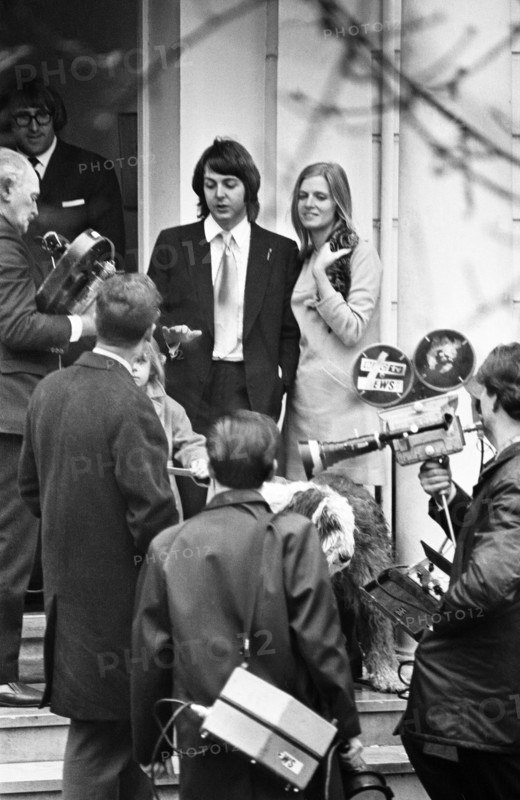 Mariage civil de Linda et Paul McCartney (1969)