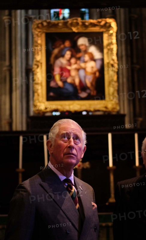 Prince Charles visits Hexham Abby