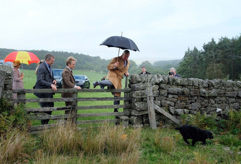 Prince Charles visits Hepple Gin Distillery
