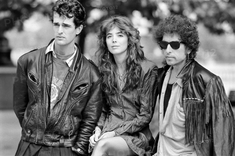 Rupert Everett, Fiona Flanagan et Bob Dylan, 1986