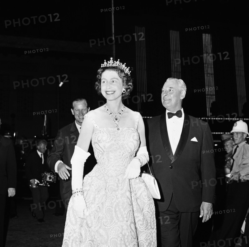 Queen Elizabeth II during her royal visit to New Zealand.
6th February 1963.