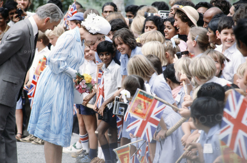 Queen Elizabeth II, Sri Lanka, 1981