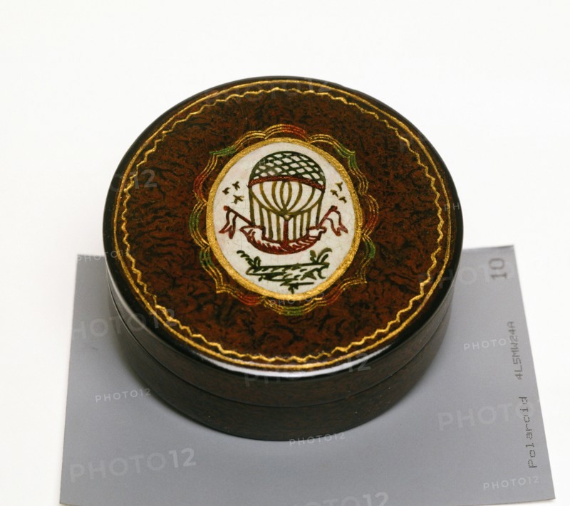 Boîte représentant le vol de Charles et Robert