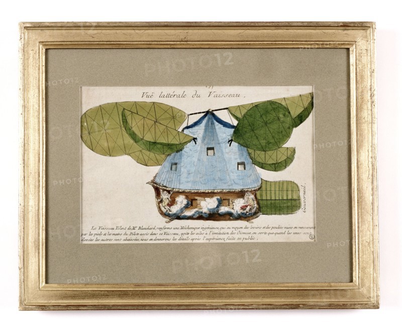 Vaisseau Volant de Mr Blanchard de 1782