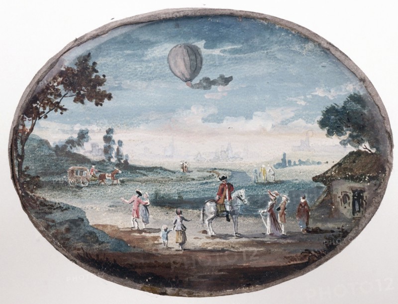 Annonay experiment on 4th June 1783