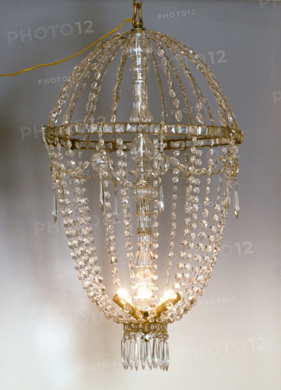 Lustre en forme de montgolfière