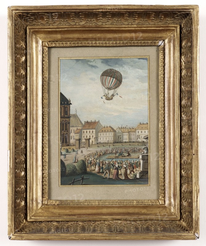 Aerostatic experiment on 1st December 1783 at the Tuileries