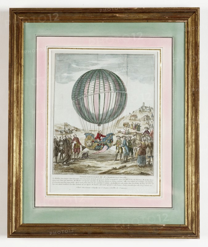Voyage particulier de Mr Charles le 1er décembre 1783