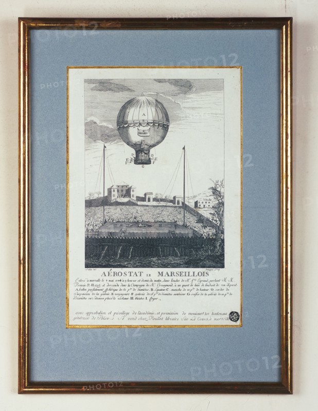 Aérostat "Le Marseillois" enlevé à Marseille le 8 mai 1784