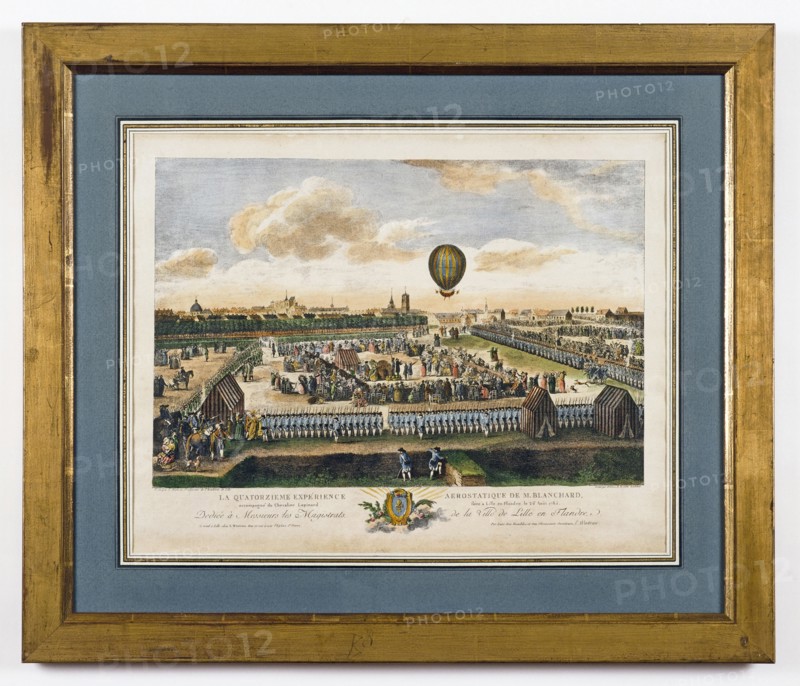 La Quatorzième expérience aérostatique de Monsieur Blanchard à Lille le 26 Août 1785