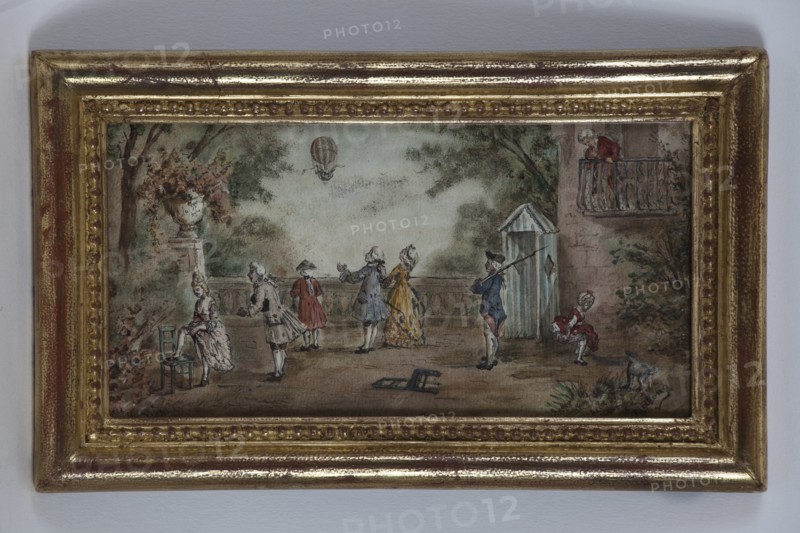 Deuxième vol humain en ballon le 1er décembre 1783