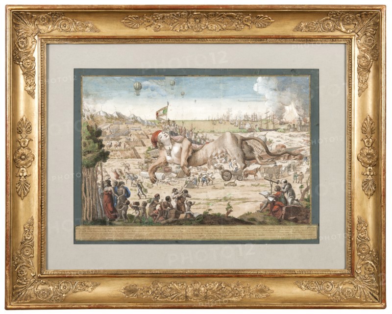 Bonaparte triomphant de l'horrible révolution de l'an VIII (1799)