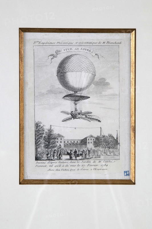 Première expérience mécanique et aérostatique de Mr Blanchard