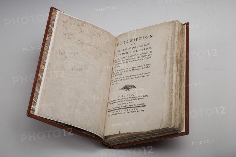 Guyton de Morveau - Description de l'aérostat l'Académie de Dijon