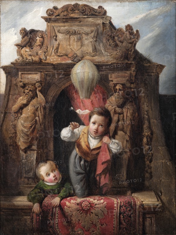Jacquand - Allégorie aux frères Montgolfier