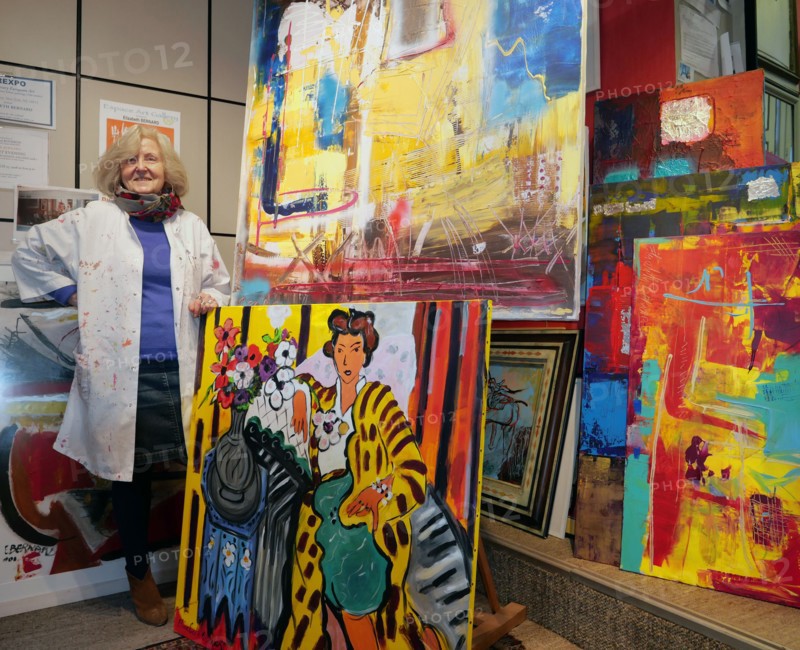 Lille, artist Elizabeth Bernard's studio-gallery